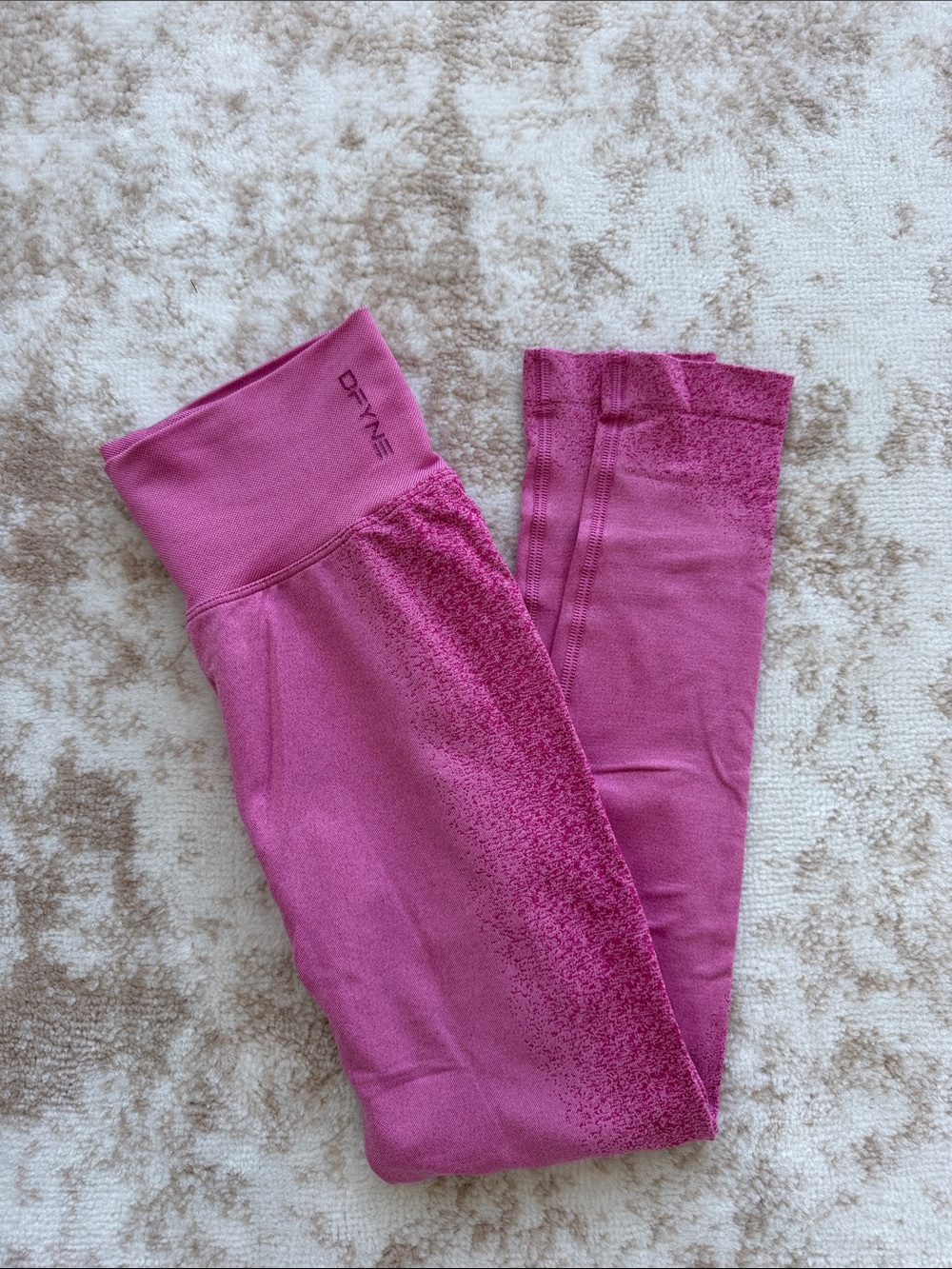 DFYNE High-Waist Seam-Detail Leggings